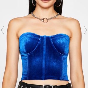 Velvet Bustier
